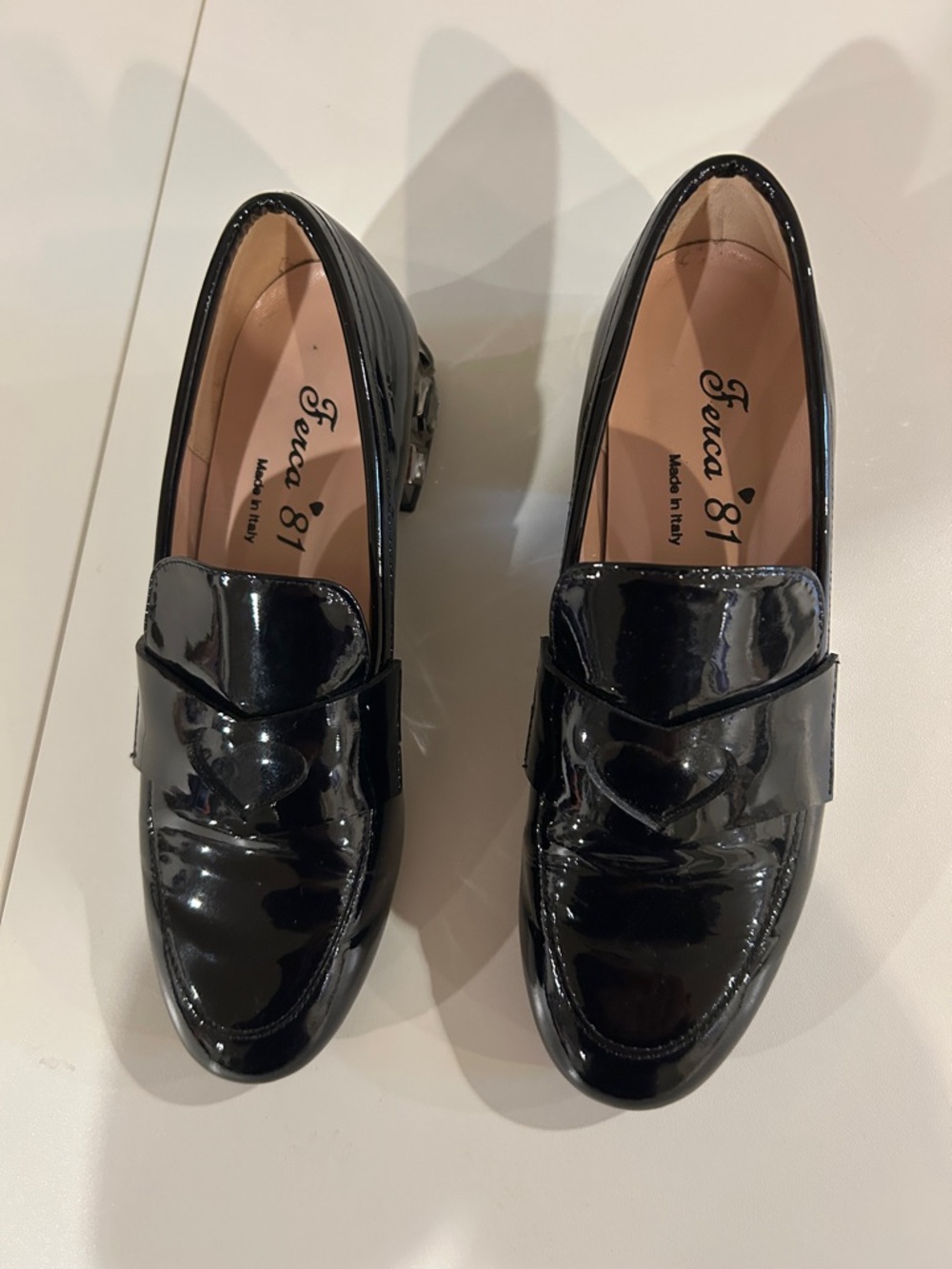 Ferca 81 Women's  Black Patent Leather Shoes